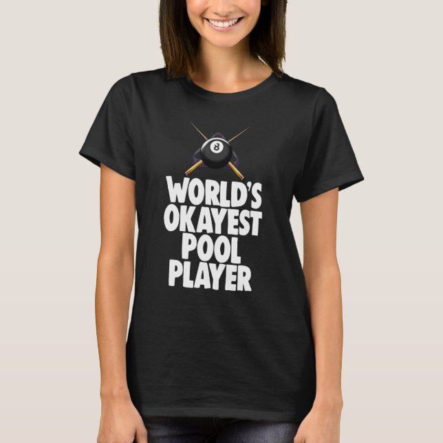 Wortspiele in Token Billiard Player T-Shirt Männer (Vorderseite)