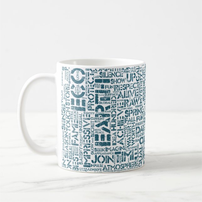 Wortwolke Text Motiv Biodiversität Kaffeetasse (Links)