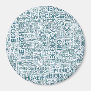 Wortwolke Text Motiv Biodiversität Magnet