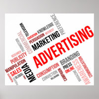 Wortwolke - Werbung