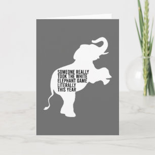 Wortwörtlich schlimmste Geschenke für die weißen E Karte