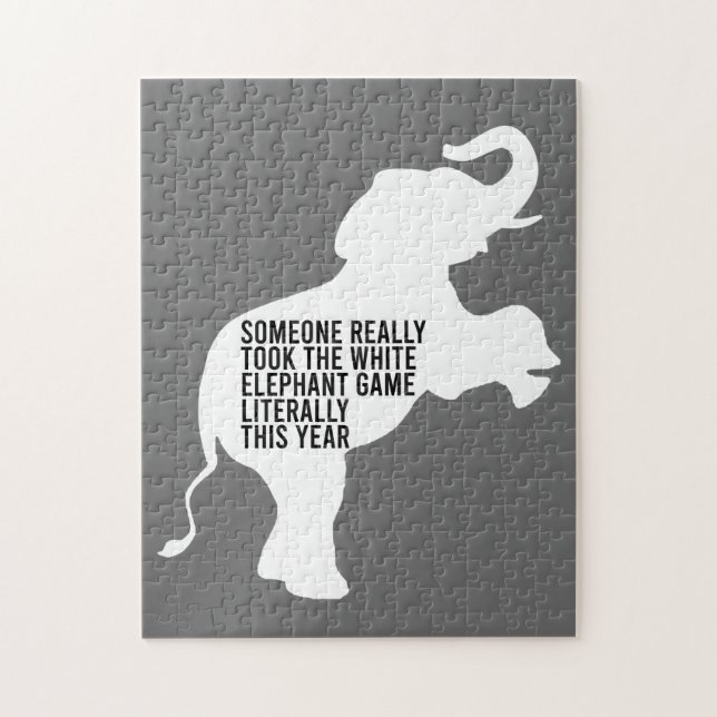 Wortwörtlich schlimmste Geschenke für die weißen E Puzzle (Vertikal)