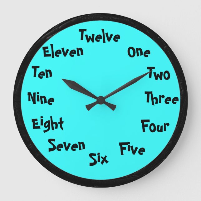 Wortzahlen Uhr (Vorderseite)