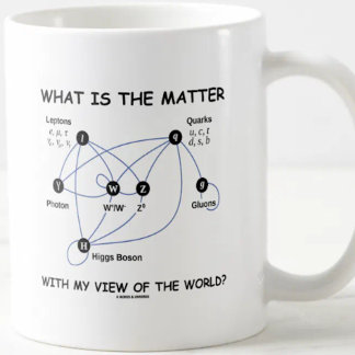Worum geht es in meiner Sicht auf die Welt? Zweifarbige Tasse