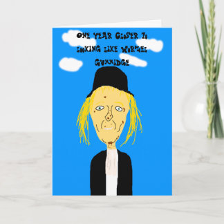 Worzel Gummidge Birthday Card Karte