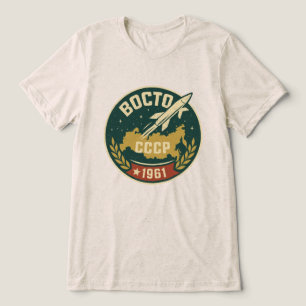 Wostok-Raumschiff 1961 Tri-Blend Shirt