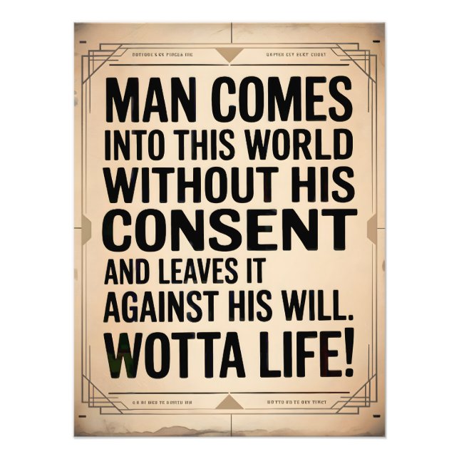  Wotta Life - Entering and Exiting Fotodruck (Vorne)