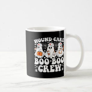 Wound Care Boo Boo Crew Nurse Funny Ghost Hallowee Kaffeetasse