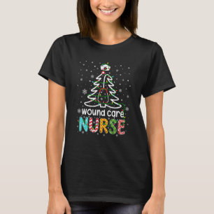 Wound Care Krankenpflege Weihnachtsbaum Weihnachts T-Shirt