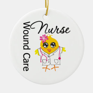 Wound Care Nurse Chick Keramik Ornament