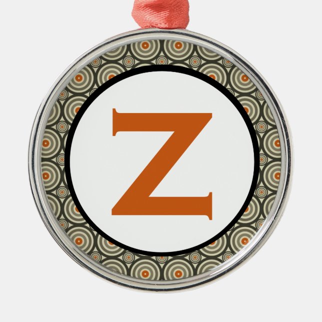 Wound Up Zebra Silbernes Ornament (Vorne)
