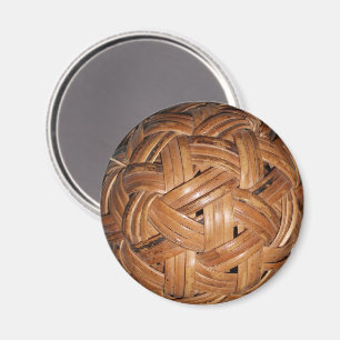 Woven Basket Ball Magnet