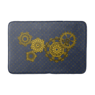 Woven Clockwork Bath Mat Badematte