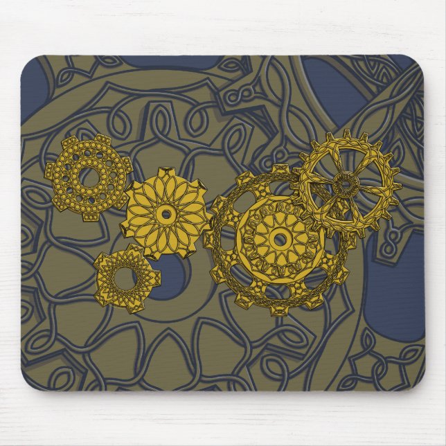 Woven Clockwork Mousepad (Vorne)