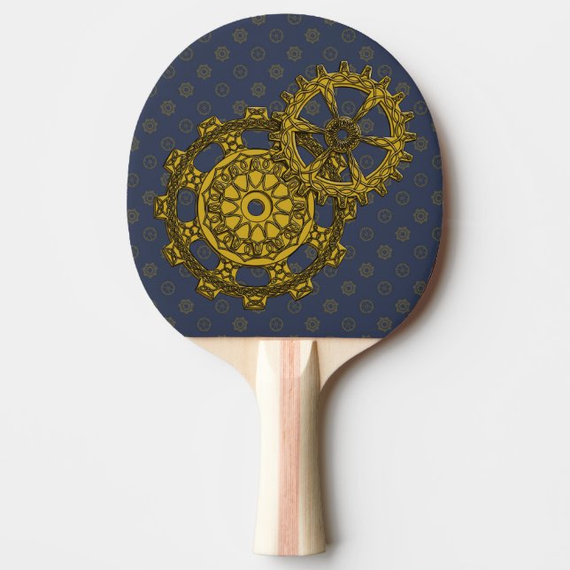 Woven Clockwork Ping Pong Paddle Tischtennis Schläger (Vorderseite)