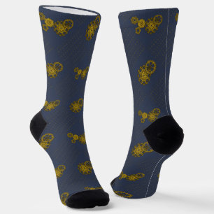Woven Clockwork Socken