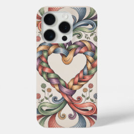 Woven Heart - Folk Art Ribbons Case-Mate iPhone Hülle