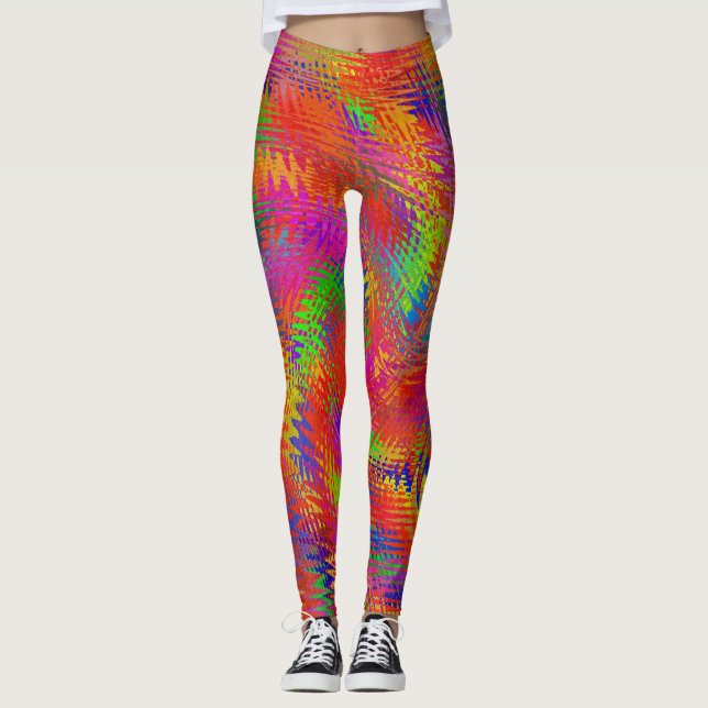 Woven Rainbow Leggings (Vorderseite)
