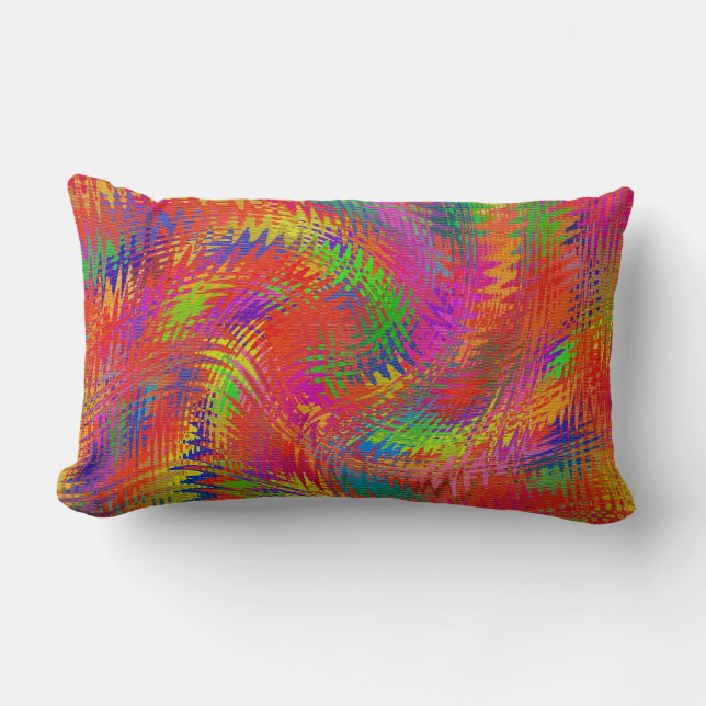 Woven Rainbow Lendenkissen (Vorderseite)