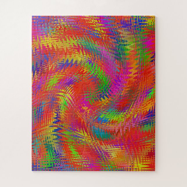 Woven Rainbow Puzzle (Vertikal)