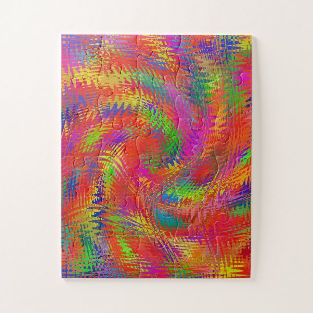 Woven Rainbow Puzzle (Vertikal)