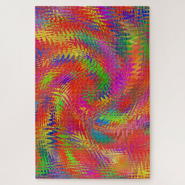 Woven Rainbow Puzzle (Vertikal)