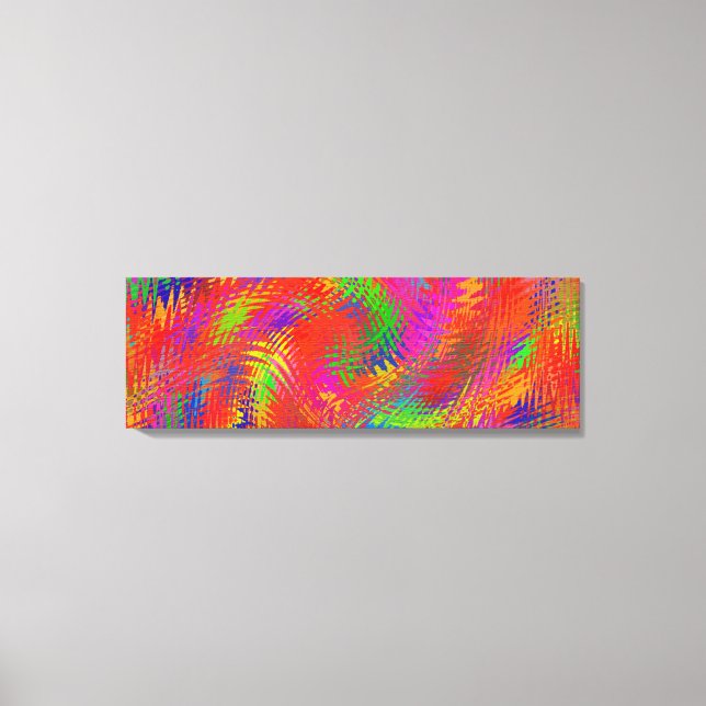 Woven Rainbow Triptych Leinwanddruck (Vorderseite)