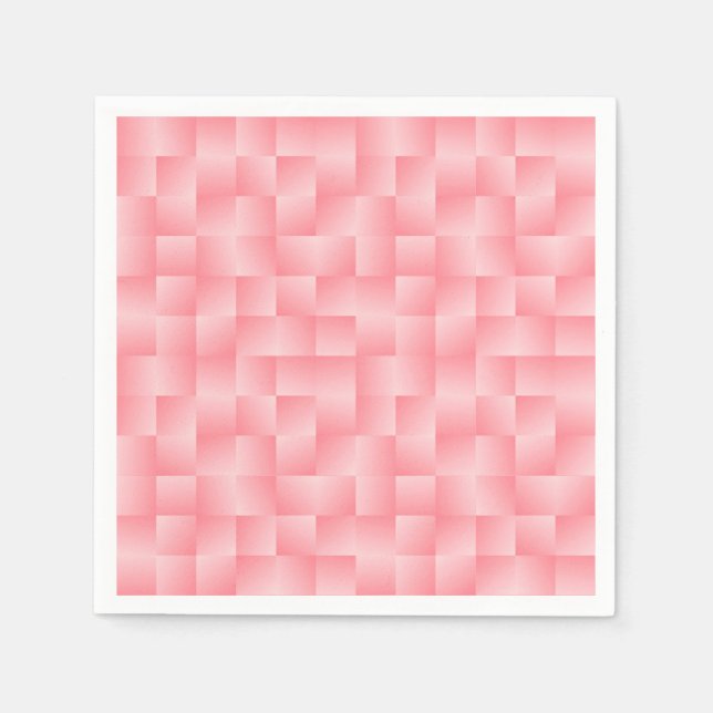 Woven Satin Ribbons - Muschel pink Serviette (Vorderseite)
