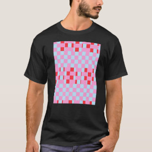 Woven Schachbrett T-Shirt