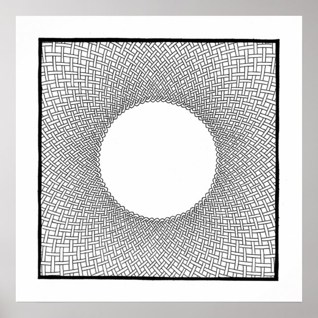 Woven Sun Poster (Vorne)