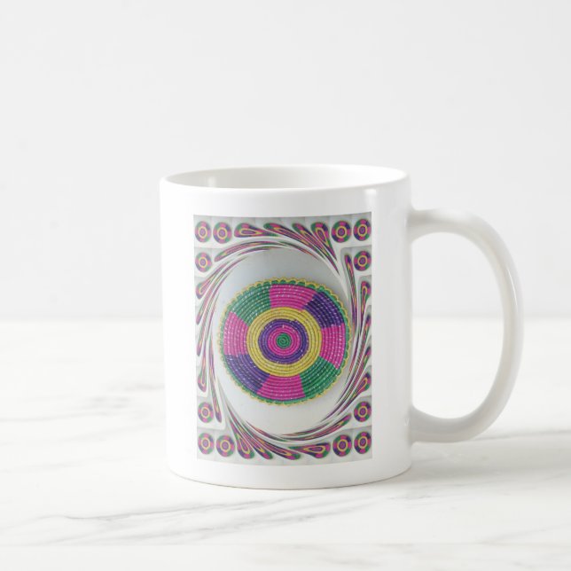Woven Whirl Art Print Tasse (Rechts)