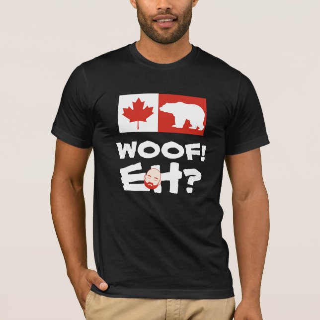WOVON! EH? ASIAN KANADIAN BEAR PRIDE T - SHIRT (Vorderseite)