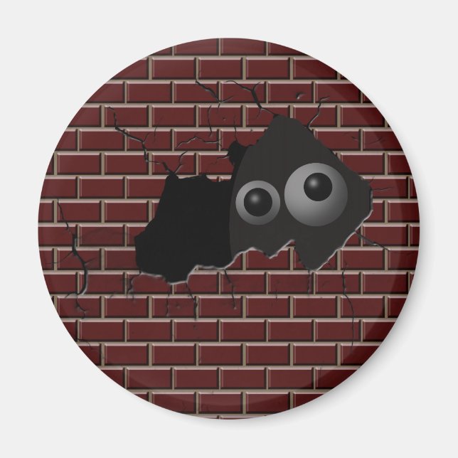 Wovor versteckst du dich?! magnet (Vorne)
