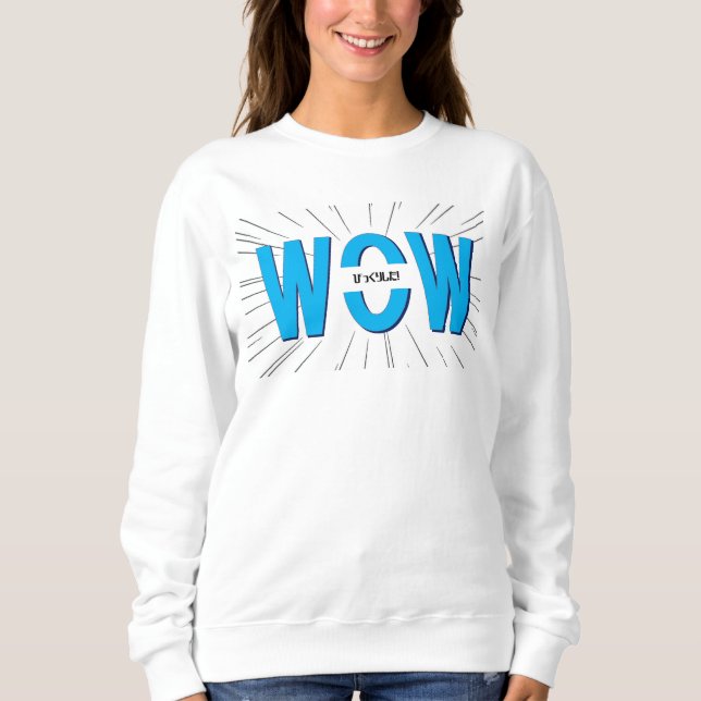 WOW　びっくりした SWEATSHIRT (Vorderseite)