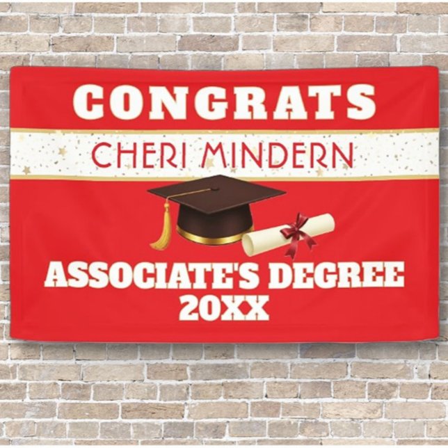 Wow! Abschlussbanner Associate's Degree Banner (Von Creator hochgeladen)
