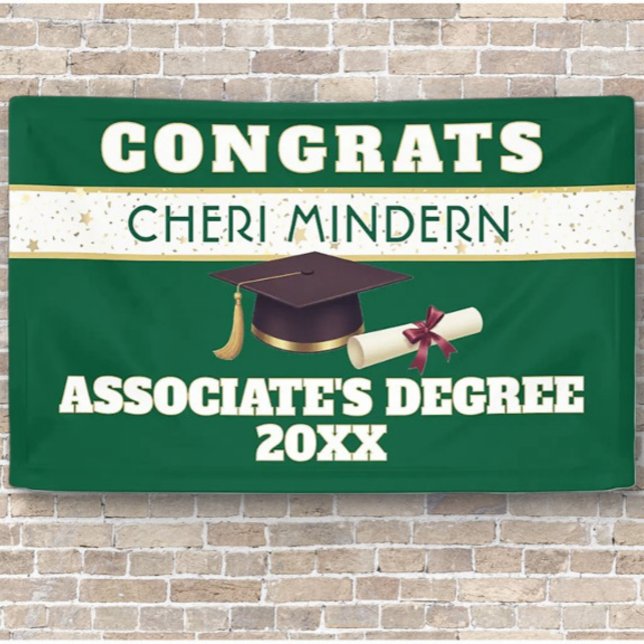 Wow! Abschlussbanner Associate's Degree Banner (Von Creator hochgeladen)