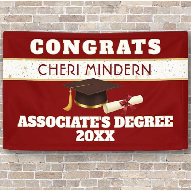 Wow! Abschlussbanner Associate's Degree Banner (Von Creator hochgeladen)