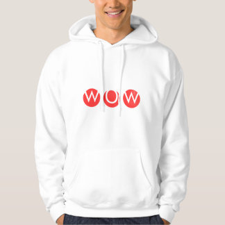 WOW Bold Minimal Typography T-Shirt Hoodie