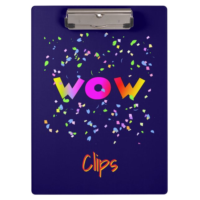 WOW Clips Klemmbrett (Vorderseite)