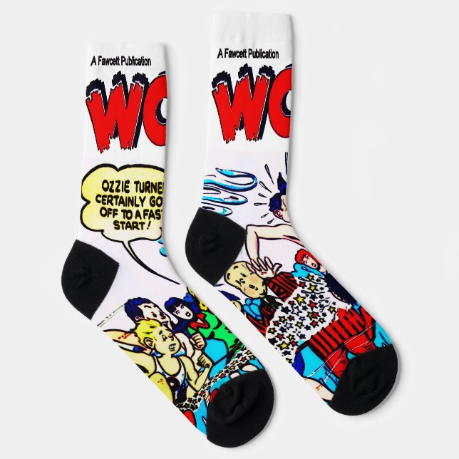 'WOW Comics' lustige Socken  (Rechts)