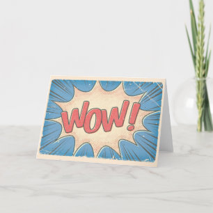 Wow! Feiertagskarte