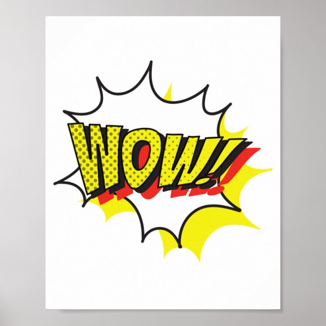 Wow free day Classic Poster (Vorne)