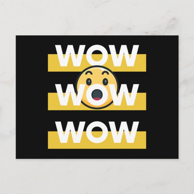 wow free day Classic Postkarte (Vorderseite)