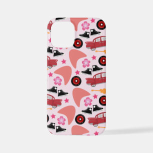 Wow Fun Pink Fifties Flashback Retro Muster iPhone 12 Mini Hülle
