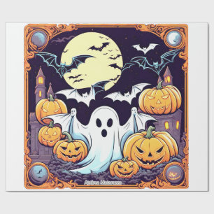 Wow Halloween Thrill Geschenkpapier