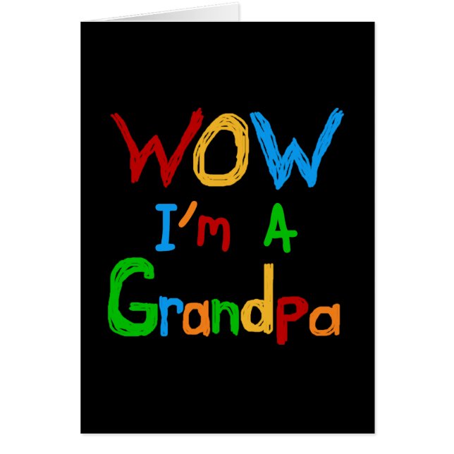 WOW Ich bin ein Großvater T - Shirt und Geschenke (Vorne)