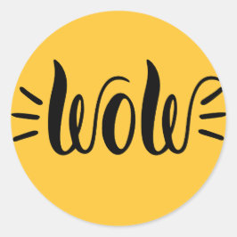 WOW JOURNALING PLANNERS RUNDER AUFKLEBER