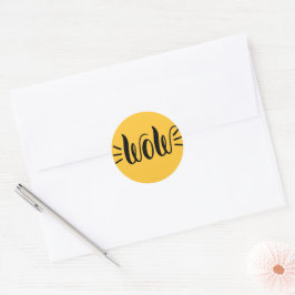 WOW JOURNALING PLANNERS RUNDER AUFKLEBER