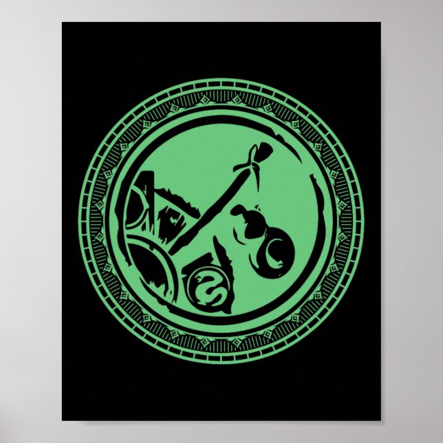 Wow Monk Role Playing Gamer  Poster (Vorne)