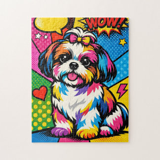 „WOW! Pop-Art Shih Tzu“ Puzzle